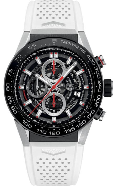Replica Tag Heuer CALIBER HEUER 01 AUTOMATIC CHRONOGRAPH SKELETON 45MM CAR2A1Z.FT6051 watch